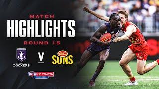 Fremantle v Gold Coast Highlights  Round 15 2024  AFL