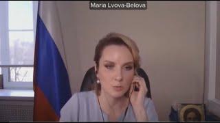 Video of Maria Lvova-Belova testifying at the UN blocked by the UK