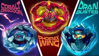 STRONGEST XTREME BEY? COBALT DRAGOON vs DRAN BUSTER vs PHOENIX WING Beyblade X