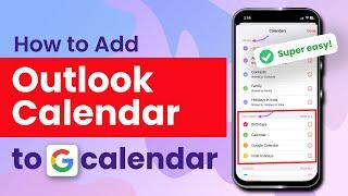 How to add outlook calendar to google calendar android 2024  Initial Solution