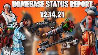 HOMEBASE STATUS REPORT 12.14.2021  STW XP BUFFS  PAIN TRAIN & MORE