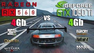 RX 560 4Gb vs GTX 1050 Ti 4Gb Test in 7 Games Ryzen 3 1200