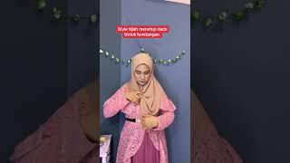 Tutorial hijab segi eampat cantik untuk kondangan #subscribe #hijabtutorial #style #hijab