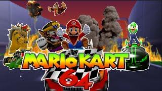 mario plays mario kart 64