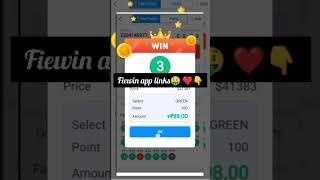  Fiewin app link  live winning   best earning app  fiewin fast parity game trick#fiewin #shorts