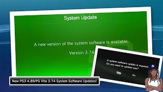 New PS3 4.89PS Vita 3.74 System Software Update? Lets talk about it  Nagato Revenge