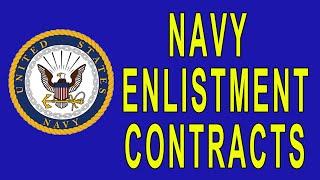 Navy Enlistment Contracts