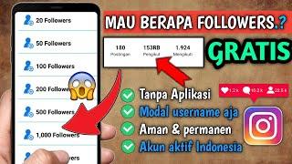 1 Menit Masuk Sepuasnya  CARA MENAMBAH FOLLOWERS INSTAGRAM GRATIS TERBARU 2024