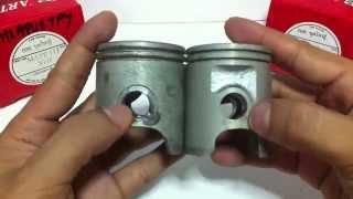 รีวิว ลูกY100 VS ลูกY111 YAHAMA Y111 VS Y100 STD piston