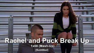 GLEE- Rachel and Puck Break Up  Mash-Up Subtitled HD