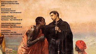 Vespers September 9 2024 Memorial of Saint Peter Claver Priest