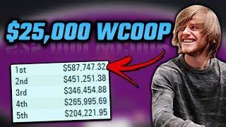 ONLINE $25000 HIGH ROLLER TOURNAMENT BIGGEST BUY-IN OF THE YEAR