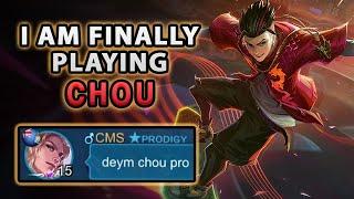 I Finally Decided To Play Chou Cuz Of This New Skin  Mobile Legends