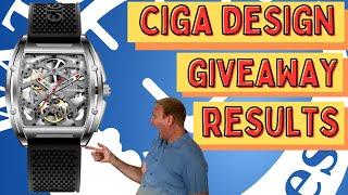 Giveaway results Ciga Design Series Z - Did you win this amazing free watch?