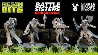 Battle Sisters of Repentance - GSW Resin Bits