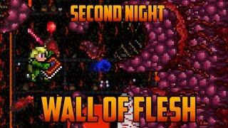 Terraria - Wall of Flesh on Second Night Speedrun Challenge