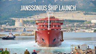 Janssonius ship launch