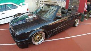 BMW E30 Cabriolet 3-series facelift tuning show car black colour the 3 walkaround bbs wheels V1333