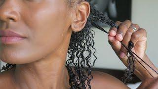 MAXIMUM CURL DEFINITION WITH THE SHINGLING METHOD afro hair