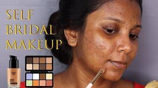 Self Bridal Makeup Cut Crease Eyemakeup Tutorial HD Bridal Makeup Self Bengali Bridal Makeup