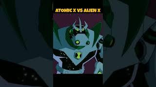 Atomic X vs Alien X Who is More Powerful  Alien X vs Atomic X#shorts #ben10 #alienx #atomicx