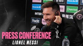 Inter Miami CF Press Conference  Lionel Messi