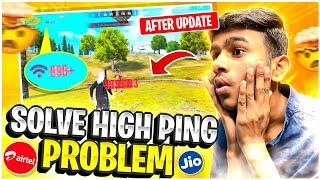 Solve High Ping Problem In Free Fire  After Update 2023  Fix 999+ Problem Solution