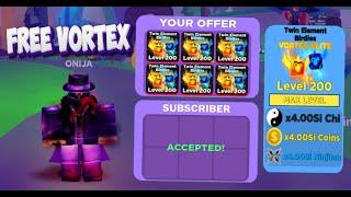 Giving away Free Vortex Elite Pets In Ninja Legends  Join Now 
