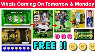 What Is Coming On Tomorrow & Next Monday In eFootball 2024 Mobile  Upcoming Potw & Free Coins 