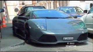 Supercars in Geneva - Part 1 Ferrari 599 GTO Lamborghini Murcielago Mercedes SLS AMG and more