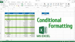 Advanced Conditional Formatting in Excel  Conditional Formatting in Excel