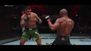 Kamaru Usman vs Gilbert Burns  UFC Fight Highlights ALL Angles