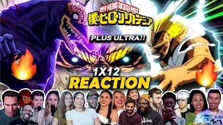 ALL MIGHT vs NOMU Allmight PLUS ULTRA Shocked ThemMy hero Academia Episode 1x12 Reaction Mashup
