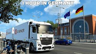 1 Hour in Germany - Euro Truck Simulator 2  Realistic Driving - Germany Rework