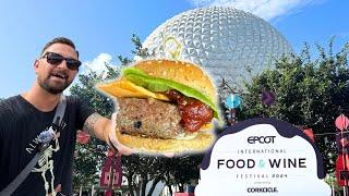 Trying ALL NEW Food At Disneys Food & Wine Food Festival EPCOT  Hits & Misses + Festival Merch