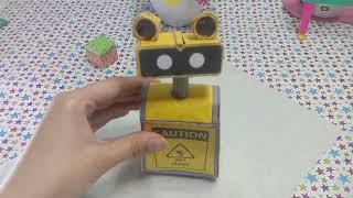 Make paper robat Wet Floor Bot