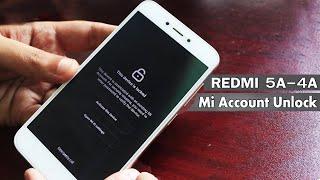 Mi Active This Device Fix  Redmi 5A 4A Mi Account Remove  Redmi 5A Mi Account Bypass