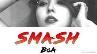 Smash - BoA 보아 Color Coded Lyrics HANROMENG