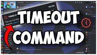 NEW - How to make a TIMEOUT COMMAND for your discord bot  Discord.js V14