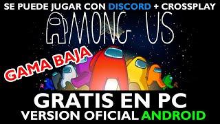 Como jugar AMONG US Gratis oficial para PC gama baja version android - Nox Player emulador