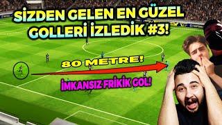 DÜNYANIN EN UZAK FRİKİK GOLÜ EKİPLE SİZDEN GELEN EN GÜZEL GOLLERİ İZLEDİK #3 EFOOTBALL 2023 MOBILE