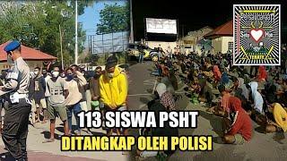 113 Siswa PSHT Ditangkap Oleh Polisi