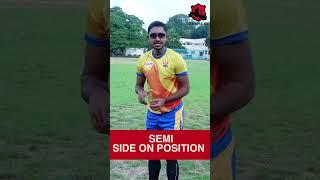 Side-on Release for a Spinner Demo  Gen Next Cricket Academy  #shorts