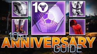 10th Anniversary Guide Engrams Armor & Seal  Destiny 2 The Final Shape