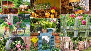 DIY Rustic Garden Decor Creative Ideas to Beautify Your Outdoor Space
