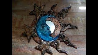 DIY -Sun & Moon Mirror- Polymer Clay