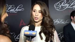 Troian Bellisario Interview Pretty Little Liars 100th Episode Party