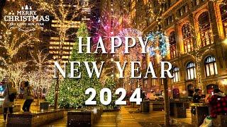 Happy New Year 2024  Best Happy New Year Music 2024  Beautiful New Years Eve Ambience 2024