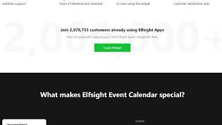 How to add an Interactive event calendar directly on your website