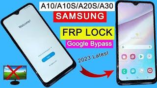 Samsung A10A10SA20SA30 FRP Bypass 2024  All Samsung Google Bypass  Remove FRP Lock Without PC